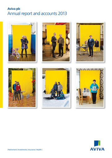 Thumbnail Aviva Annual Report 2013