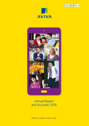 Thumbnail Aviva Annual Report 2016