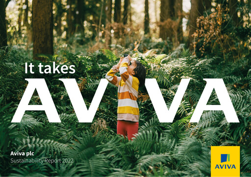 Thumbnail Aviva Sustainability Report 2022
