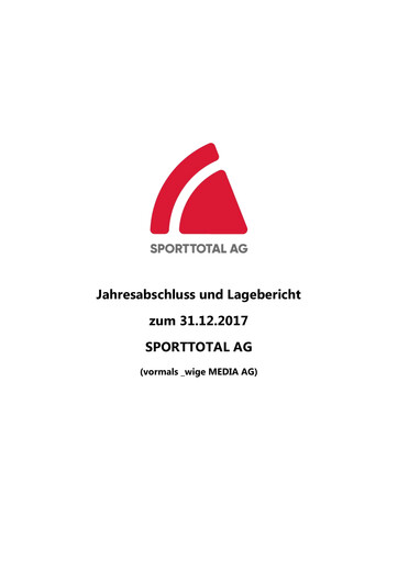 Thumbnail Sporttotal AG Financial Statement 2017