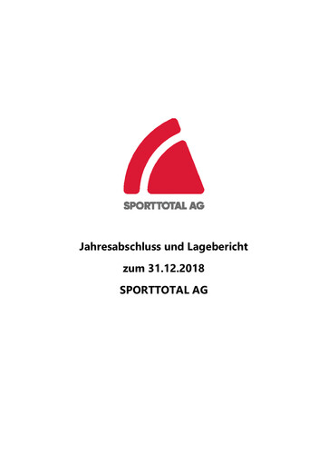 Thumbnail Sporttotal AG Financial Statement 2018