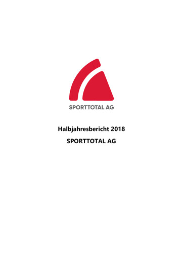 Thumbnail Sporttotal AG Half-year Report 2018-h1