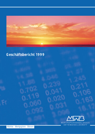 Thumbnail mwb fairtrade AG Annual Report 1999