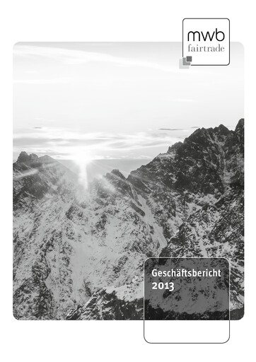 Thumbnail mwb fairtrade AG Annual Report 2013