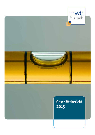 Thumbnail mwb fairtrade AG Annual Report 2015