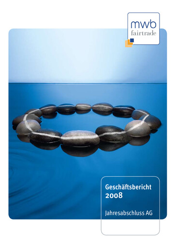 Miniature mwb fairtrade AG Bilan financier 2008