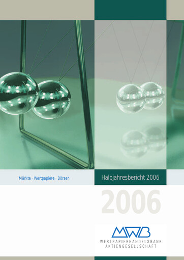 Miniature mwb fairtrade AG Rapport semestriel 2006-h1