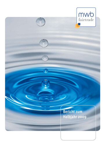Miniature mwb fairtrade AG Rapport semestriel 2009-h1