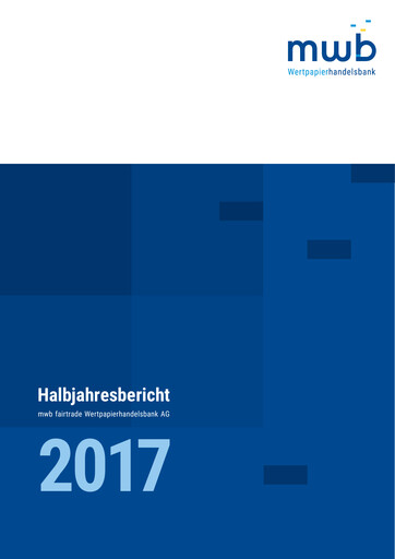 Miniature mwb fairtrade AG Rapport semestriel 2017-h1