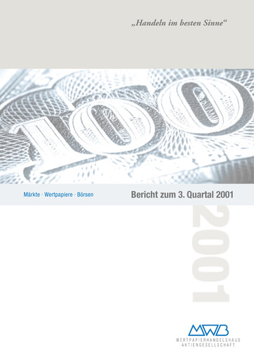 Miniature mwb fairtrade AG Rapport trimestriel 2001-q3