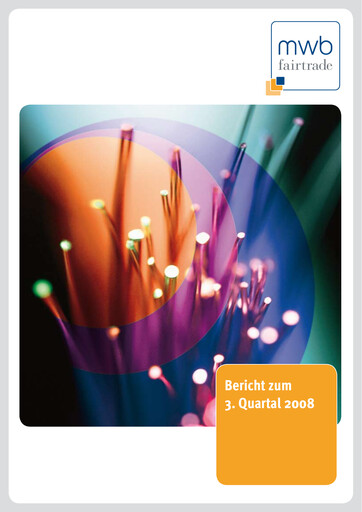 Miniature mwb fairtrade AG Rapport trimestriel 2008-q3