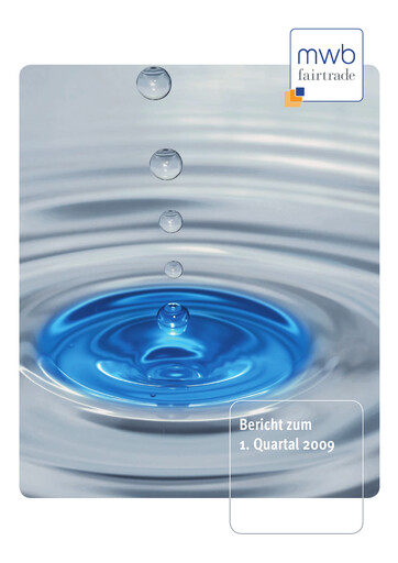 Miniature mwb fairtrade AG Rapport trimestriel 2009-q1