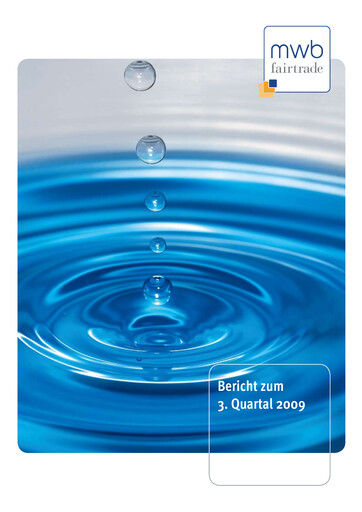 Miniature mwb fairtrade AG Rapport trimestriel 2009-q3