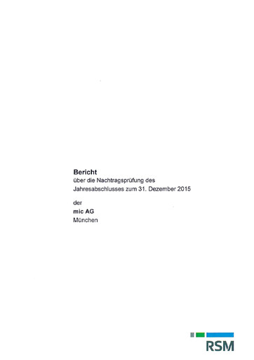 Thumbnail Pyramid AG Financial Statement 2015