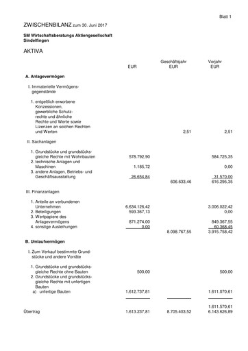 Thumbnail SM Wirtschaftsberatungs AG Half-year Report 2017-h1