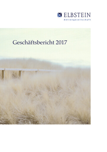 Thumbnail Elbstein AG Annual Report 2017