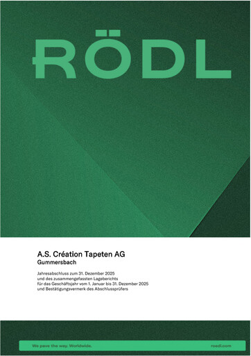 Thumbnail A.S. Création Tapeten Financial Statement 2025