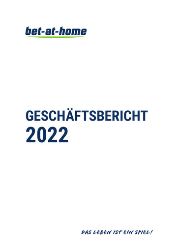 Thumbnail bet-at-home.com Annual Report 2022