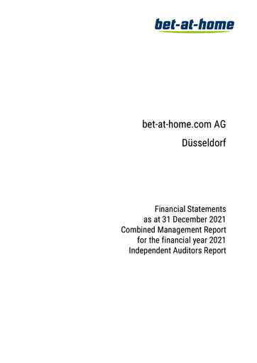 Vorschaubild bet-at-home.com Finanzmitteilung 2021