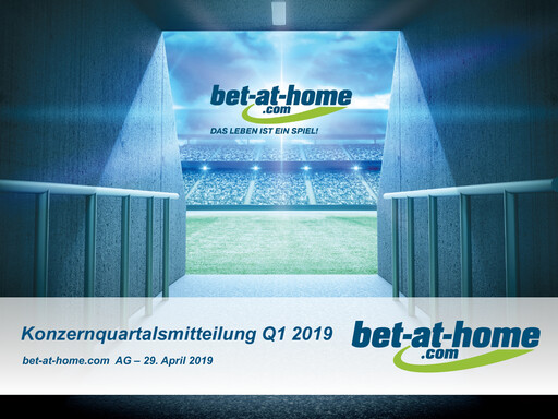 Miniature bet-at-home.com Rapport trimestriel 2019-q1