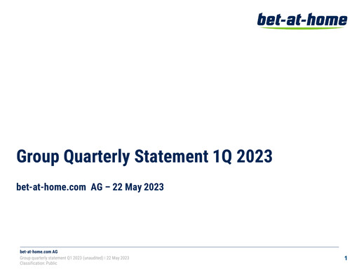 Vorschaubild bet-at-home.com Quartalsbericht 2023-q1