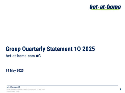 Vorschaubild bet-at-home.com Quartalsbericht 2025-q1