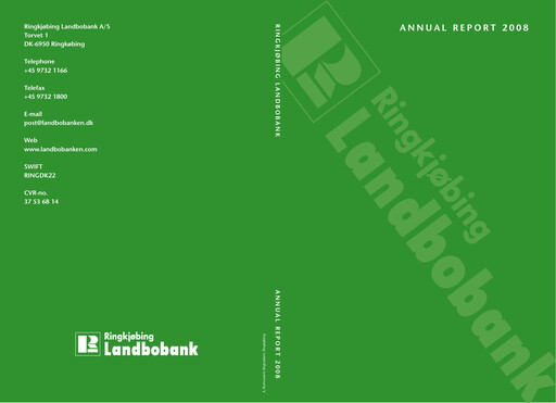 Thumbnail Ringkjøbing Landbobank Annual Report 2008