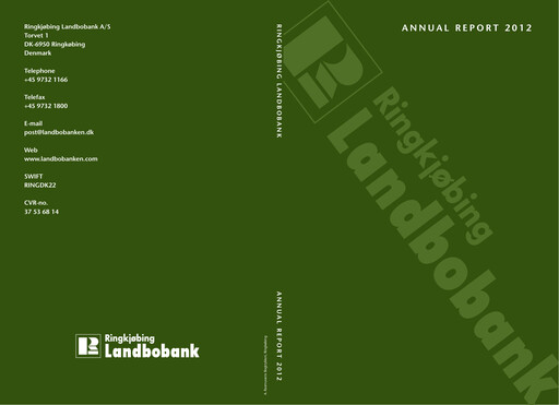 Thumbnail Ringkjøbing Landbobank Annual Report 2012