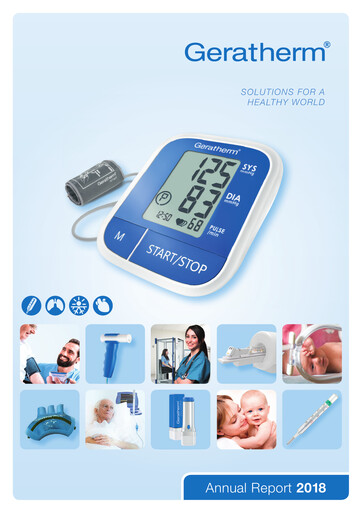 Thumbnail Geratherm Medical Annual Report 2018