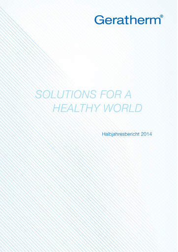 Thumbnail Geratherm Medical Half-year Report 2014-h1