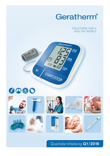 Thumbnail Geratherm Medical Quarterly Report 2019-q1