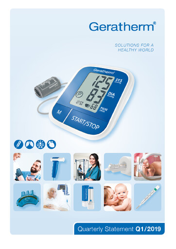 Thumbnail Geratherm Medical Quarterly Report 2019-q1