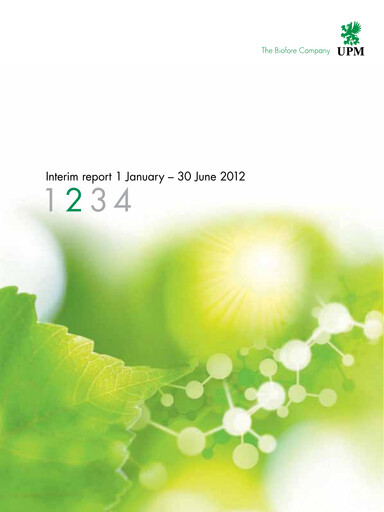 Thumbnail UPM-Kymmene Half-year Report 2012-h1