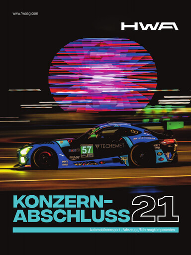 Thumbnail HWA AG Financial Statement 2021