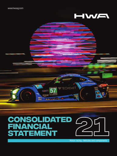 Miniature HWA AG Bilan financier 2021