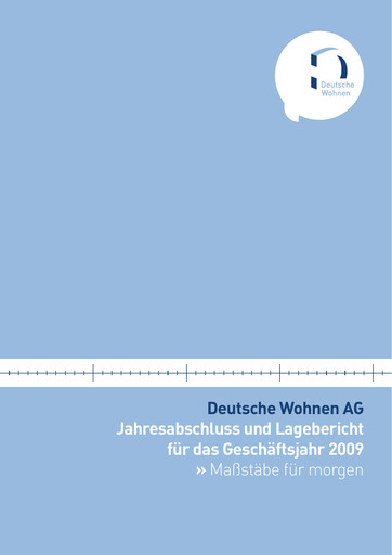 Thumbnail Deutsche Wohnen Financial Statement 2009