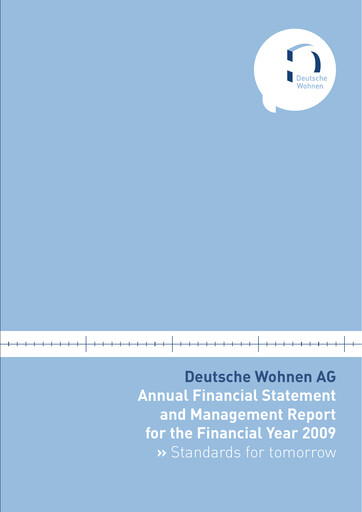Thumbnail Deutsche Wohnen Financial Statement 2009