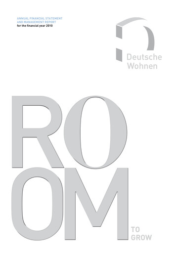 Thumbnail Deutsche Wohnen Financial Statement 2010
