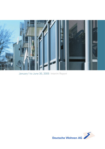 Thumbnail Deutsche Wohnen Half-year Report 2005-h1