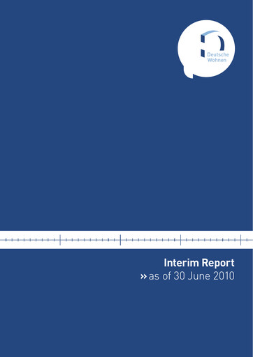 Thumbnail Deutsche Wohnen Half-year Report 2010-h1