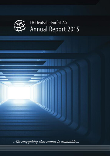 Thumbnail DF Deutsche Forfait AG Annual Report 2015