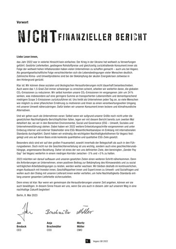 Thumbnail Veganz Group Sustainability Report 2022