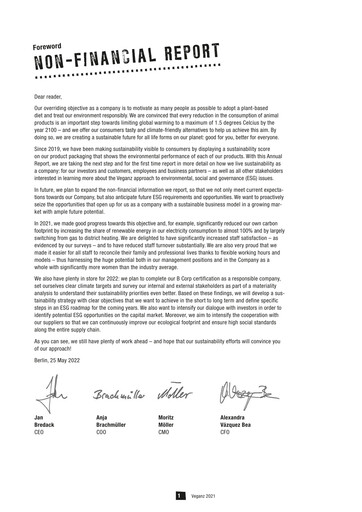 Thumbnail Veganz Group Sustainability Report 2021