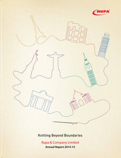Thumbnail Rupa Company
 Annual Report 2014-2015