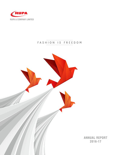 Thumbnail Rupa Company
 Annual Report 2016-2017