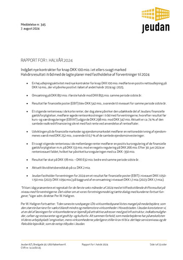 Thumbnail Jeudan Half-year Report 2024-h1