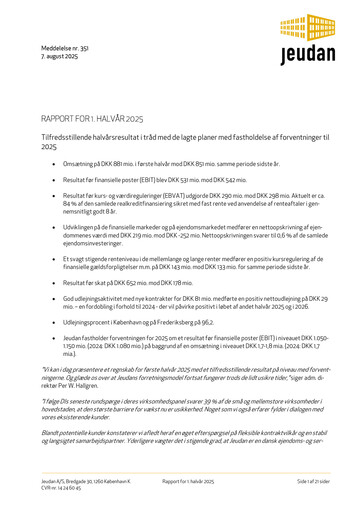 Thumbnail Jeudan Half-year Report 2025-h1