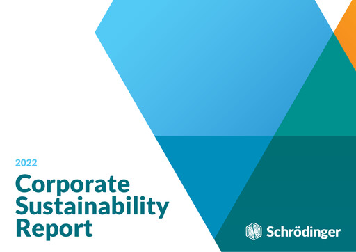 Thumbnail Schrödinger Sustainability Report 2022