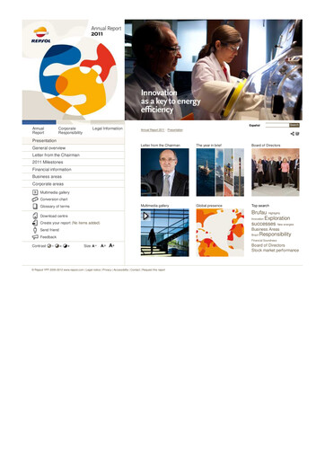 Thumbnail Repsol Annual Report 2011