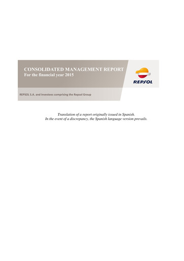 Thumbnail Repsol Annual Report 2015